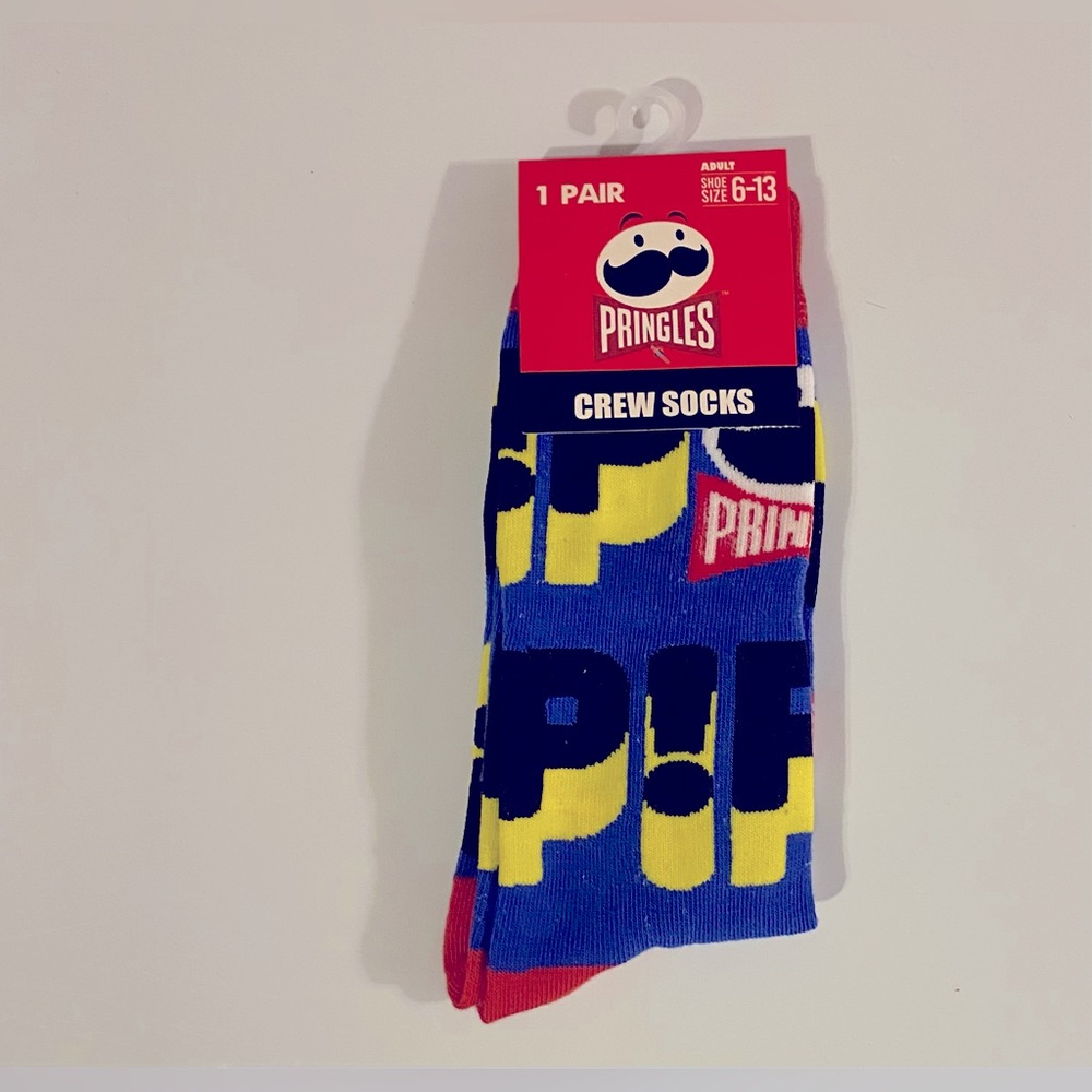 Fun Novelty Socks Featuring Pringles Brand